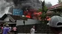 Asrama Pesantren di Sukabumi Terbakar, Puluhan Santri Kehilangan Tempat Tinggal