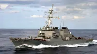 4 KRI Mondar-mandir di Selat Malaka Cari 10 Pelaut AS