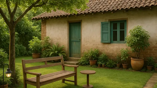 7 Model Taman Belakang Rumah Kampung Buat Santai Sehari-hari, Adem dan Bikin Betah