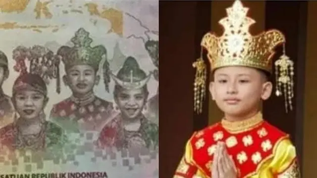 5 Potret Izzam Athaya, Bocah Berpakaian Adat Tidung di Uang Baru Rp 75 Ribu