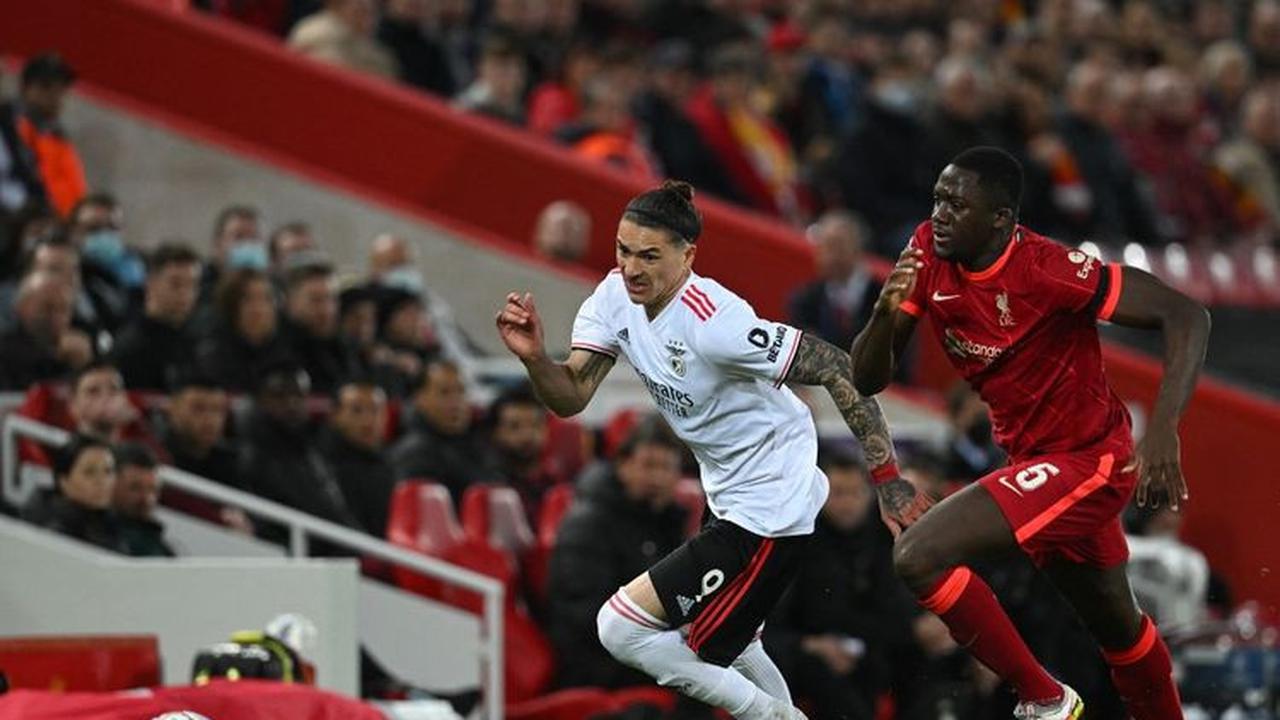 Darwin Nunez di laga Liverpool vs MU (Photo: AFP/PAUL ELLIS)