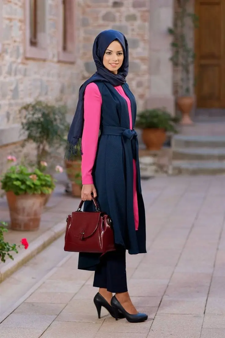 Busana hijab yang tren di tahun 2017. (pinterest)