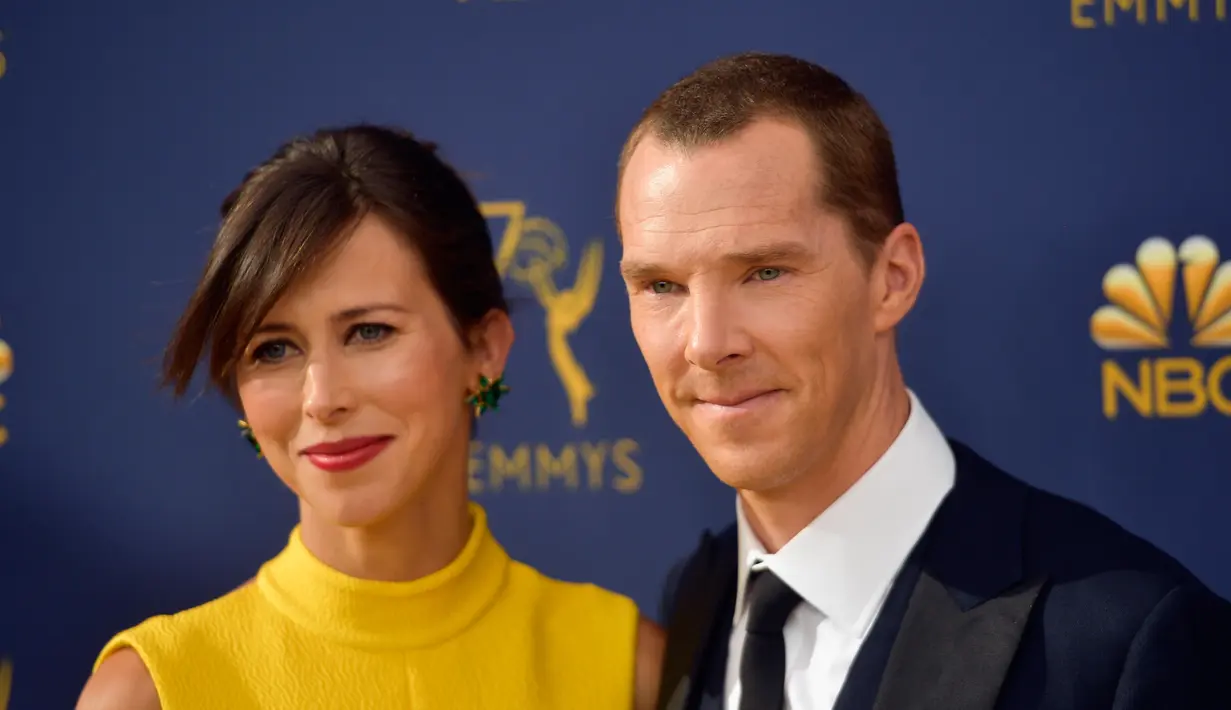 Benedict Cumberbatch dan Sophie Hunter akan kedatangan anak ketiga! (MATT WINKELMEYER / GETTY IMAGES NORTH AMERICA / AFP)