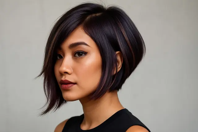 3. Bob Trap Asimetris dengan Sentuhan Edgy yang Kontemporer