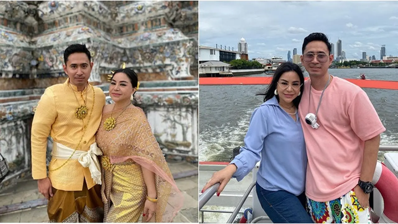 6 Potret Anisa Bahar dan Pacar Brondong Selama Liburan di Thailand, Tampil Mesra