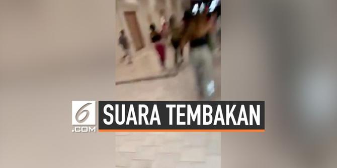 VIDEO: Kepanikan Pengunjung Dengar Suara Tembakan di Pusat Perbelanjaan