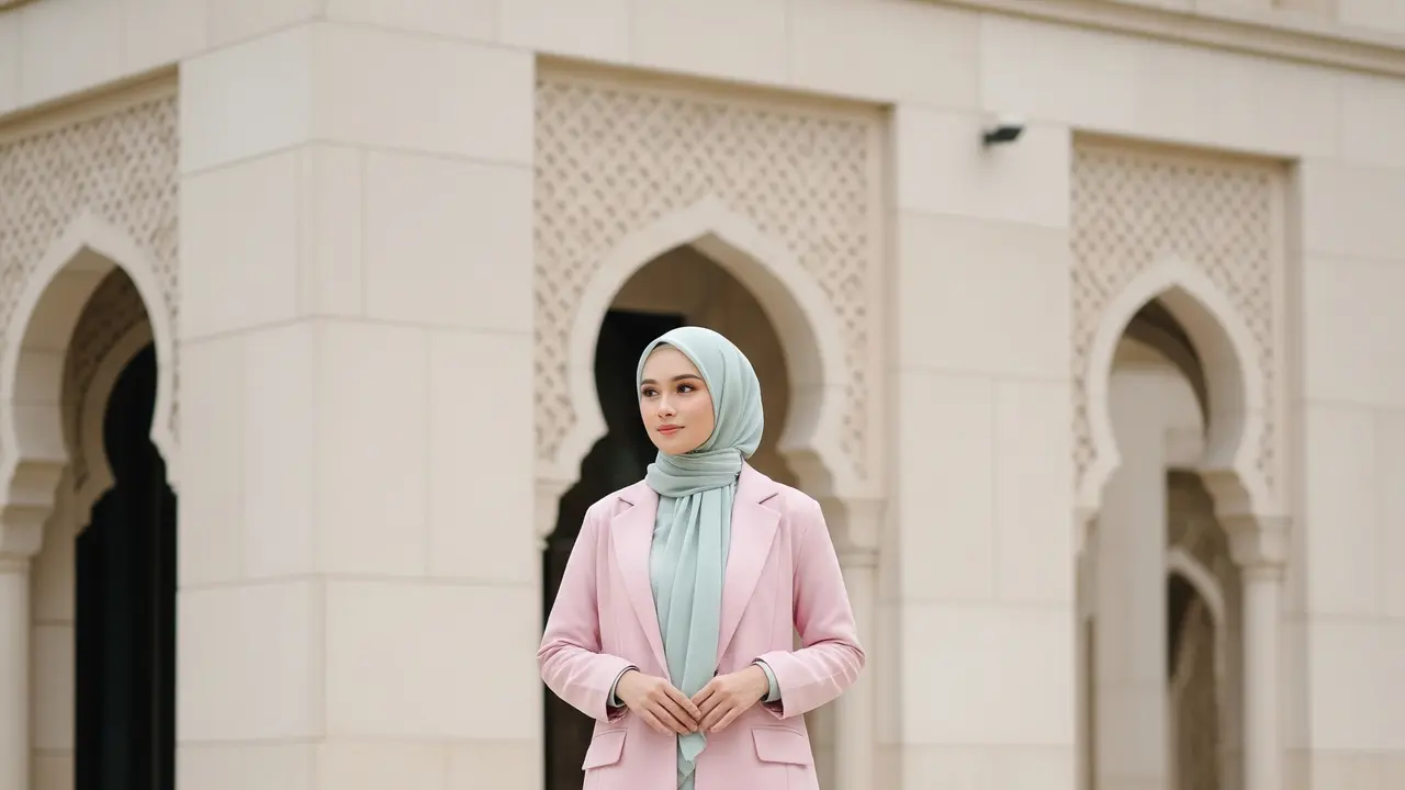 Ide Mix and Match Tunik, Blazer, dan Hijab untuk Tampil Elegan di Berbagai Acara