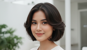 7 Model Rambut Wanita Pendek Butterfly, Bikin Wajah Terlihat Lebih Fresh dan Proporsional (Foto: Gemini AI)