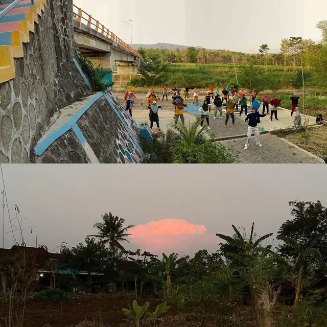 Suasana dan aktivitas di Desa Katongan