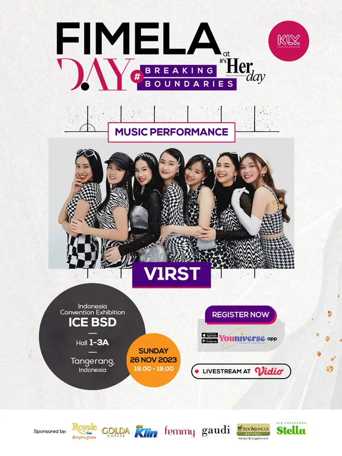 V1RST di Fimela Day 2023 hari ketiga (Istimewa)