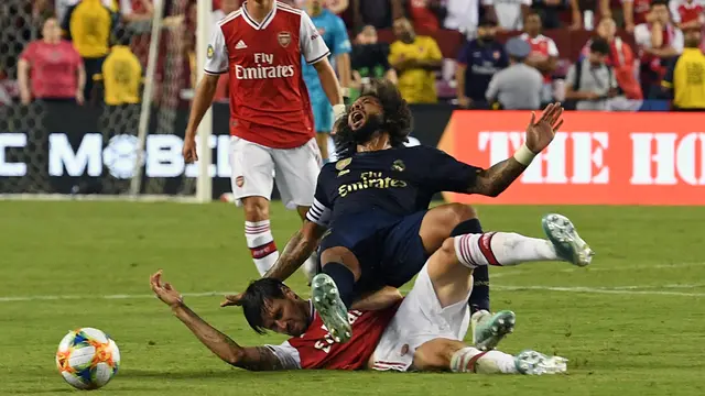 Real Madrid Menang Adu Penalti Atas Arsenal di ICC 2019