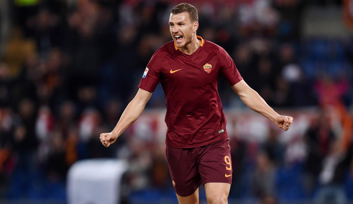 1.	Edin Dzeko (AS Roma) -27 Gol. (AFP/Filippo Monteforte)
