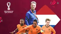 Piala Dunia - Ilustrasi Timnas Belanda (Bola.com/Adreanus Titus)