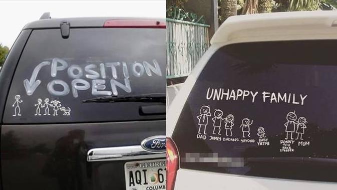 7 Potret Stiker di Mobil Ini Anti-mainstream, Pengguna Jalan Pasti Penasaran - Vimarsana News