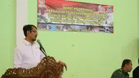 Rakor penyambutan api obor Asian Games (Liputan6.com/Jayadi Supriadin)