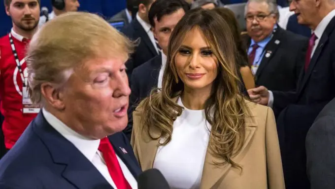 Donald dan Melania Trump