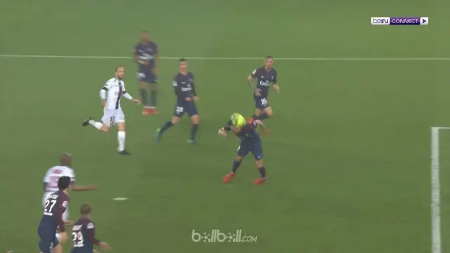Paris Saint-Germain hanya mampu bermain imbang 2-2 menghadapi Guingamp. This video is presented by Ballball.