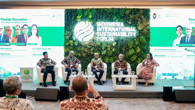 Co-Founder Yayasan Udara Anak Bangsa atau Bicara Udara, Ratna Kartadjoemana dalam diskusi tematik ISF 2024, di JCC Senayan, dikutip Sabtu (7/9/2024).