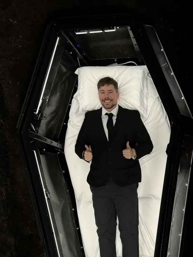 10 Potret MrBeast Dikubur Hidup-Hidup Selama 7 Hari, Sempat Putus Asa