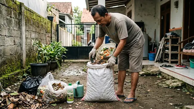 Cara Buat Kompos di Rumah