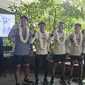 Robi Sianturi bersama dua pelari ARC dilepas ke Tokyo Marathon 2024