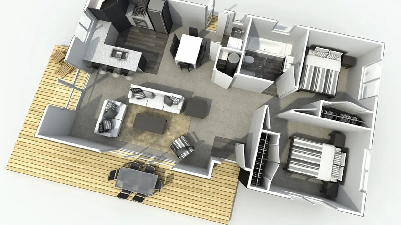 12 Desain Rumah Minimalis dengan 2 Kamar Paling Menarik, Kreatif, dan Cozy