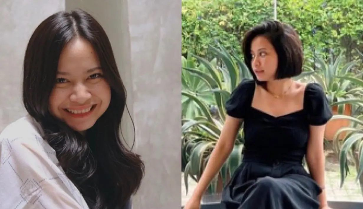 Jika biasanya Hanggini selalu tampil dengan rambut panjang yang indah. Kini ia tampil cukup berbeda, bagaimana penampilannya? Yuk intip. dok. @hanggini