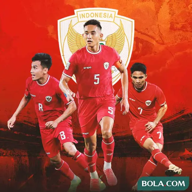 Timnas Indonesia - Witan Sulaeman, Rizky Ridho, Marselino Ferdinan