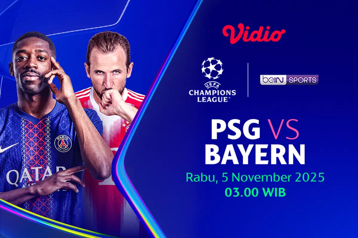 Saksikan Liga Champions PSG vs Bayern eksklusif di Vidio. (dok. vidio.com)