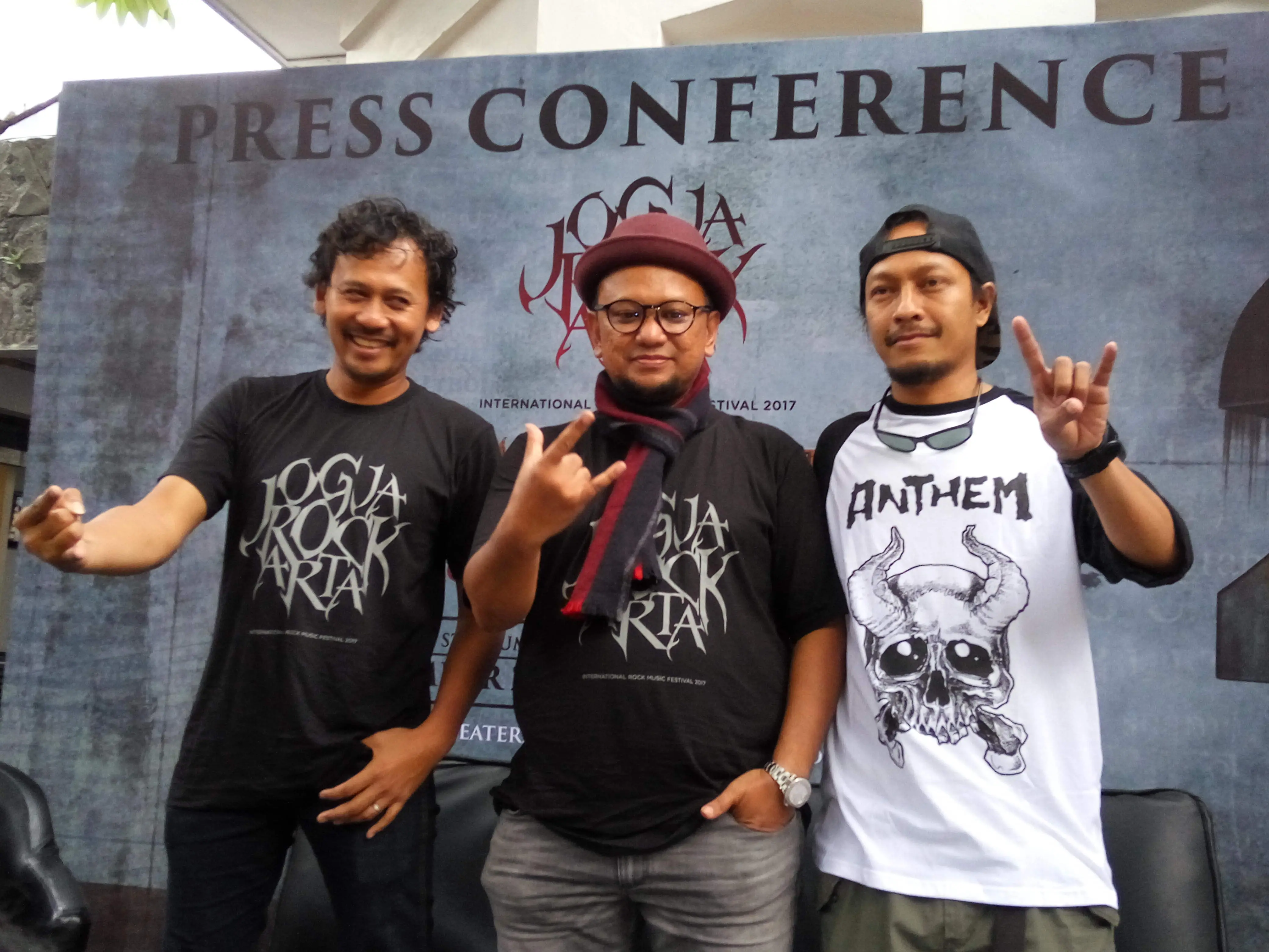 Pressconference Dream Theater di Yogyakarta (Liputan6/ Switzy Sabandar)