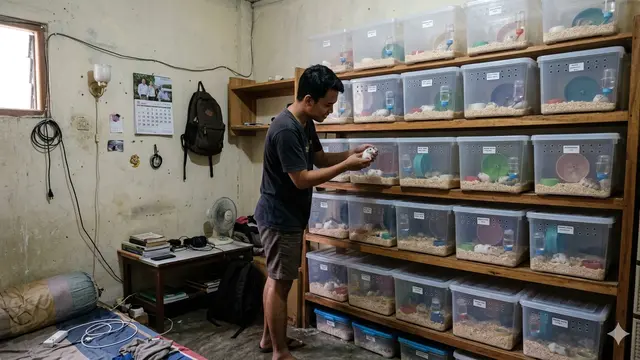 Ternak di Rumah Kontrakan Sempit Tanpa Renovasi