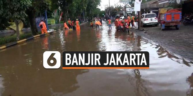 VIDEO: Banjir Kiriman Kembali Menggenangi Jakarta