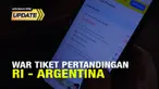 Antusias warga sangat besar dalam war tiket pertandingan Indonesia Vs argentina. Melihat kini tiket sudah dibuka bagi masyarakat umum, tepatnya Selasa dan Rabu, 6-7 Juni. Bahkan, PSSI telah menyiapkan 60 ribu tiket untuk laga ini.