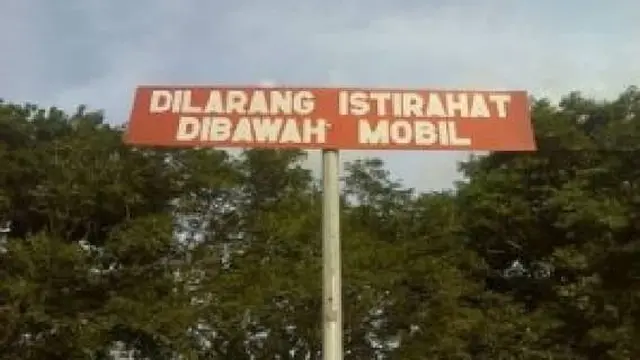 Nyindir tapi Kocak, Ini Larangan yang Bikin Kita Ngakak