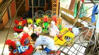 Jelang Imlek, Perajin Barongsai di Bogor Banjir Pesanan