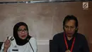 Dirjen PAS, Sri Puguh Budi Utami dan Wakil Ketua KPK Saut Situmorang memberikan keterangan usai rapat koordinasi di Gedung KPK, Jakarta, Selasa (19/3). Dirjen PAS menemui pimpinan KPK untuk berkoordinasi tentang tata kelola lapas (merdeka.com/Dwi Narwoko)