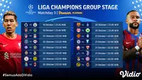 Jadwal dan Live Streaming Liga Champions 2021/2022 Matchday 3 di Vidio. (Sumber : dok. vidio.com)