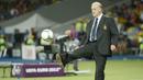Vicente Del Bosque - Timnas Spanyol hadir di Piala Eropa 2012 dengan status Juara bertahan dan juara dunia. Diisi skuat generasi emas Tim Matador diprediksi akan mampu menjuarai ajang tersebut. (Foto:AFP/Pierre-Philippe Marcou)