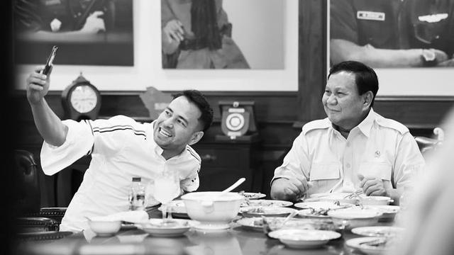 Raffi Ahmad dan Prabowo