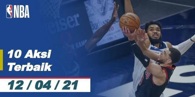 VIDEO: 10 Aksi Terbaik NBA 12 April 2021, Aksi Dunk Fantastis Pemain Los Angeles Clippers, Paul George