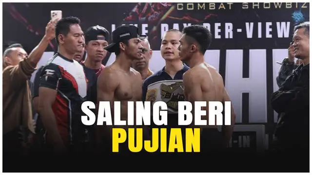 VIDEO: Kkajhe & Aziz Calim Tebar Respect di Sesi Timbang Byon Combat Showbiz 5!