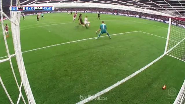 Ajax 3-0 AZ Alkmaar |  Liga Belanda | Highlight Pertandingan dan Gol-gol