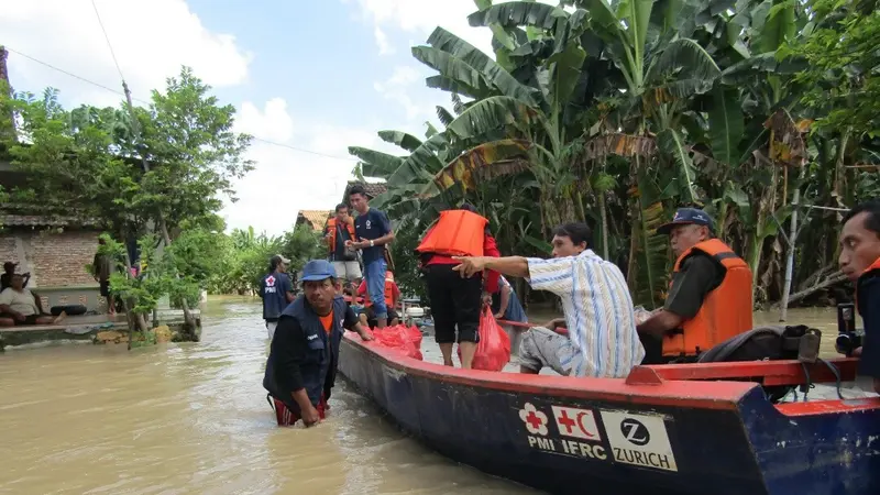 Permukaan Bengawan Solo Terus Naik, Bojonegoro Siaga Merah