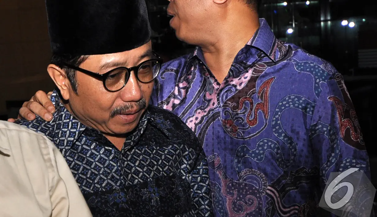 Waryono Karno memenuhi panggilan KPK, Jakarta. Foto diambil pada Senin (1/12/2014) (Liputan6.com/Miftahul Hayat)