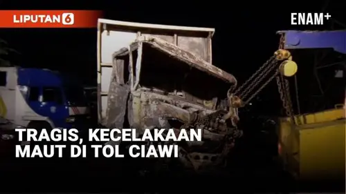 VIDEO: Kecelakaan Maut di Tol Ciawi, 8 Orang Meninggal Dunia