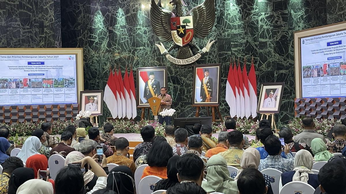 Pramono Ungkap Beban Transportasi: Setiap Pagi Lebih dari 4 Juta Orang Masuk Jakarta