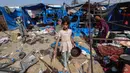Rik Peeperkorn memperingatkan bahwa warga Gaza kini terperangkap dalam siklus mematikan. Di mana kurangnya keragaman makanan, kekurangan gizi, dan penyakit saling memperparah satu sama lain. (Eyad BABA/AFP)