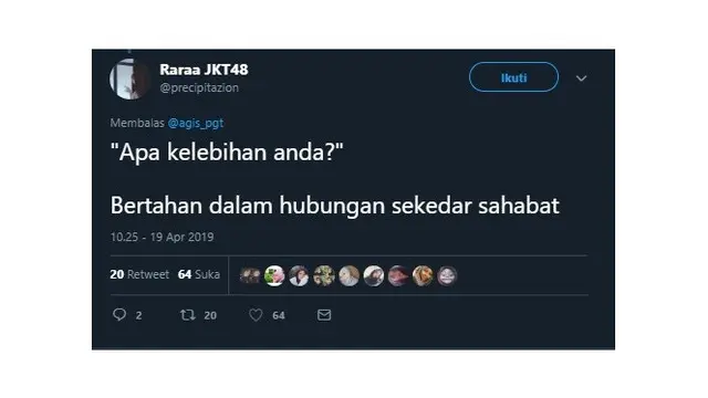 Jawaban Netizen Saat Ditanya ‘Apa Kelebihan Anda'