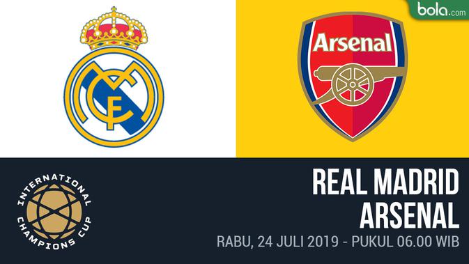 ICC 2019 - Real Madrid Vs Arsenal (Bola.com/Adreanus Titus)
