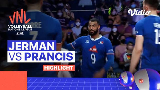 Berita Video, Highlights Volleyaball Nations League Putra antara Jerman Vs Prancis pada Jumat (26/6/2022)